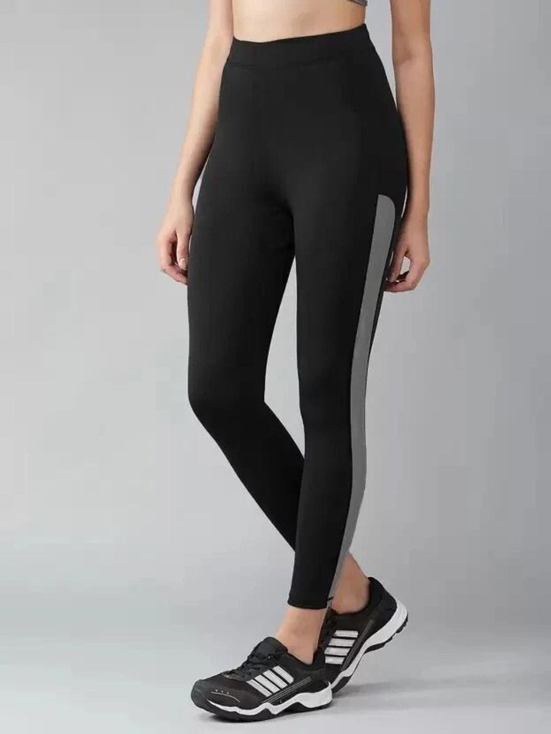 Image of Coolest Fashion Hub Solid Women Black Tights