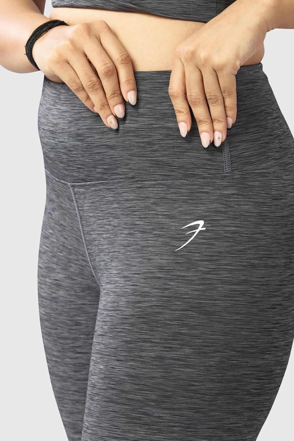 Image of FuaarK Self Design Women Grey Tights