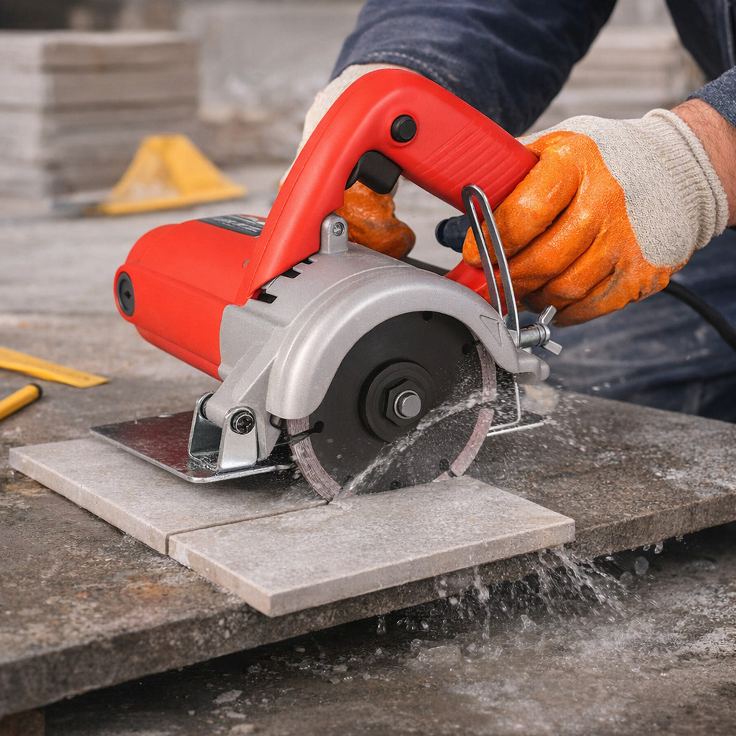 Image of RanPra COMBO OF ANGLE GRINDER & 7KG DEMOLITION BREAKER & MARBLE CUTTER Angle Grinder (10 mm Wheel Diameter)