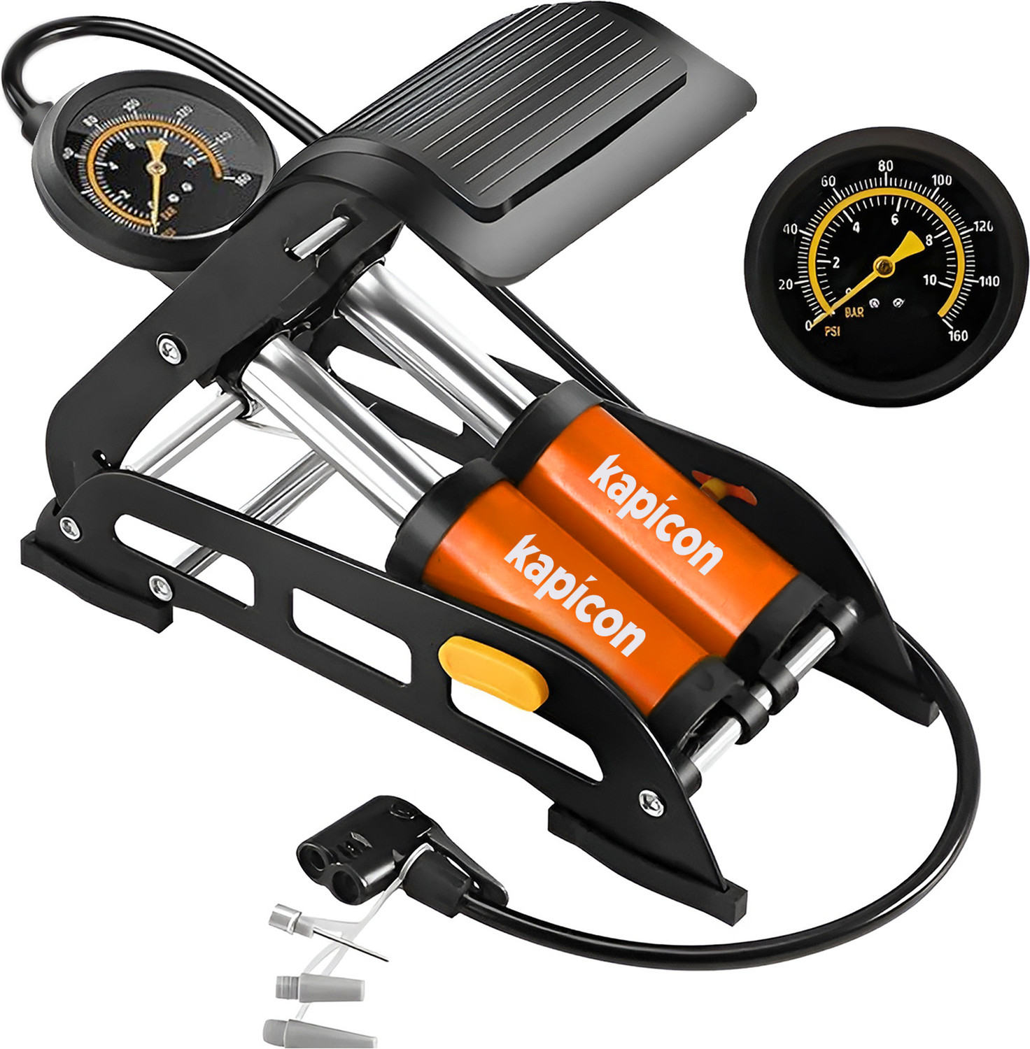 Image of MinMAX Portable Car Air Compressor 300 psi Tyre Air Pump for Car & Bike (Air Inflator, Air Compressor, Compact, Portable)