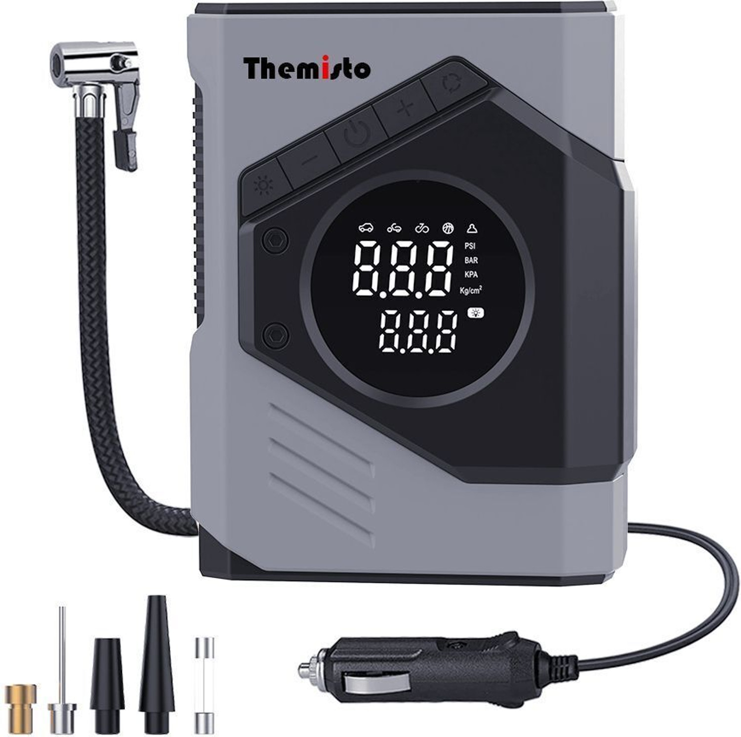 Image of He Hari 150 Psi Tyre Air Pump for Car & Bike 150 psi Tyre Air Pump for Car & Bike (Air Compressor, Air Inflator)