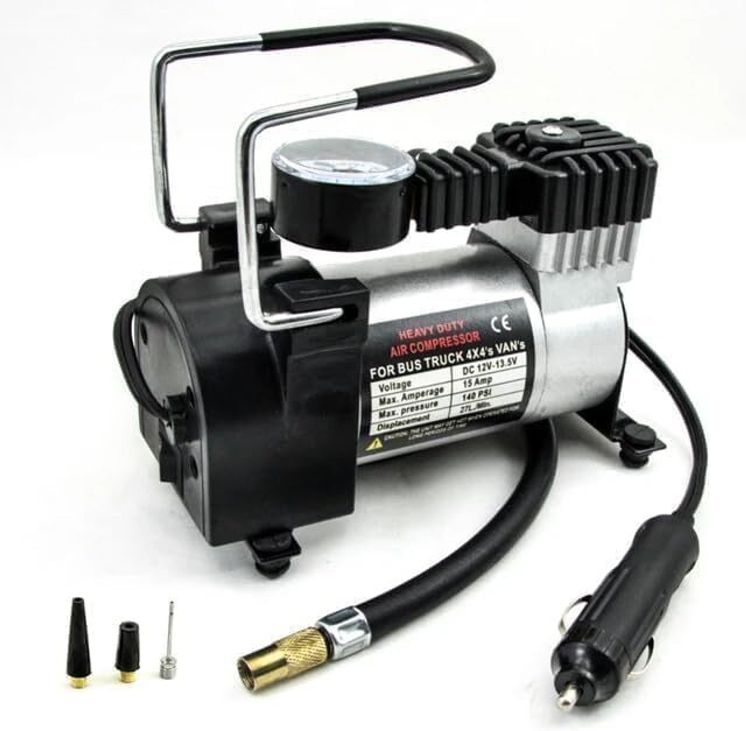 Image of He Hari 150 Psi Tyre Air Pump for Car & Bike 150 psi Tyre Air Pump for Car & Bike (Air Compressor, Air Inflator)