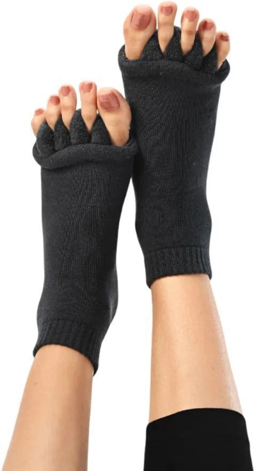 Image of Frido Barefoot Sock Shoe Classic, Anti-Slip, Wide Toe Box for Bunions| M, Black Unisex Ankle Length