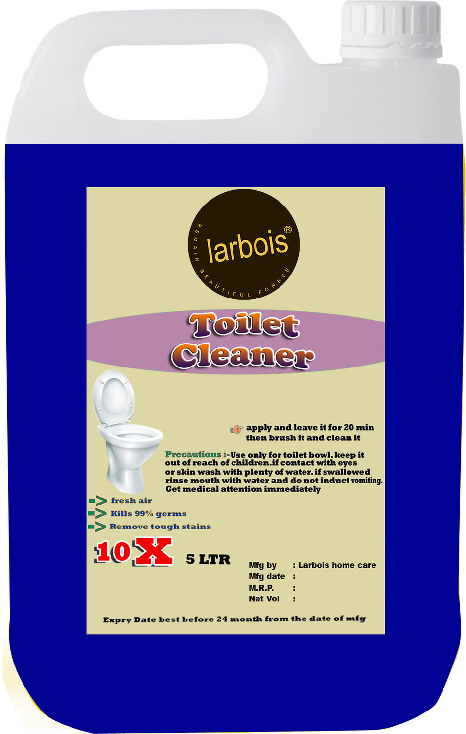 Image of Harpic Kills 99.9% Germs Liquid Toilet Cleaner (5 L)