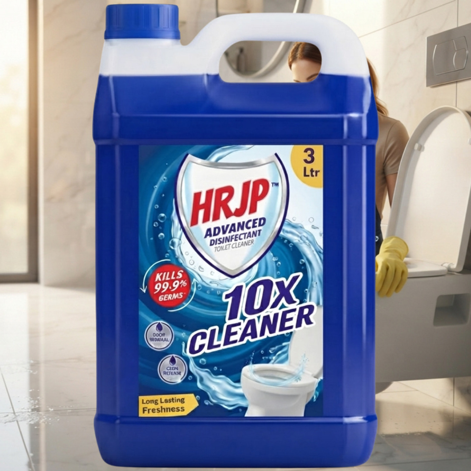 Image of Born Good Disinfectant Plant Based Liquid Toilet Bowl Cleaner ( 500 ml) USDA Certified, Kills Germs Liquid Toilet Cleaner (500 ml)
