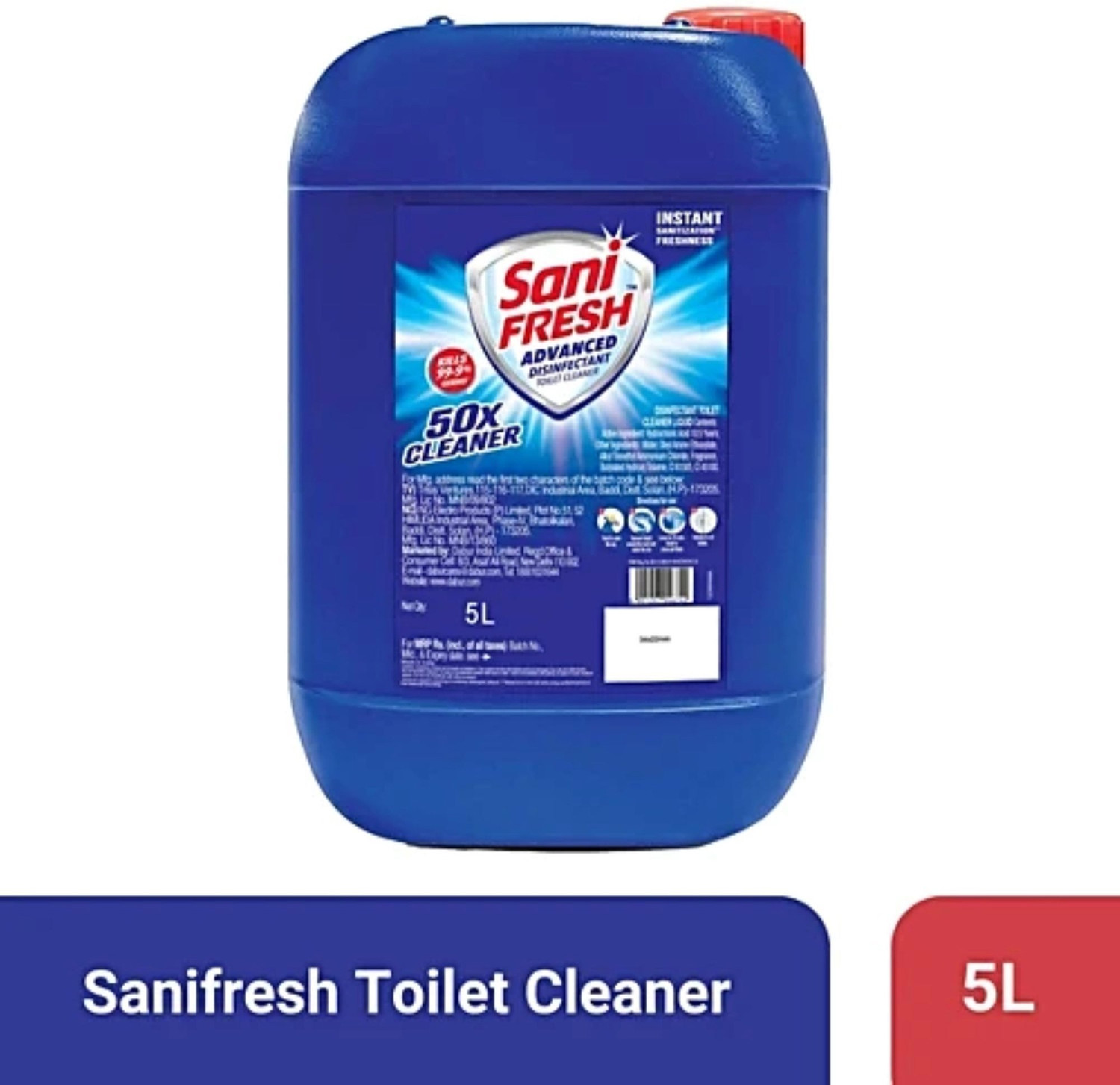 Image of Harpic Cleaner Liquid 5L | Fresh Fragrance Toilet Bowl Cleaner| Original Liquid Toilet Cleaner (5 L)