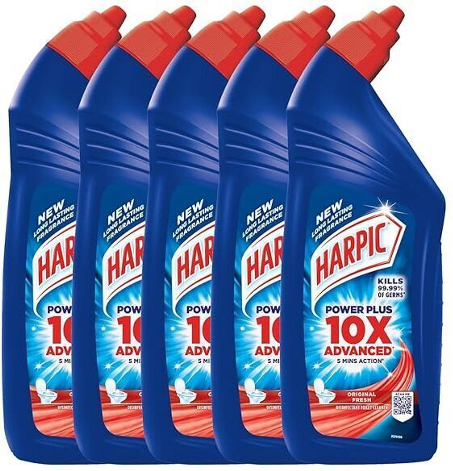 Image of Harpic Disinfectant Toilet Cleaner - 5 L (Pack of 1) Original Liquid Toilet Cleaner (5 L)