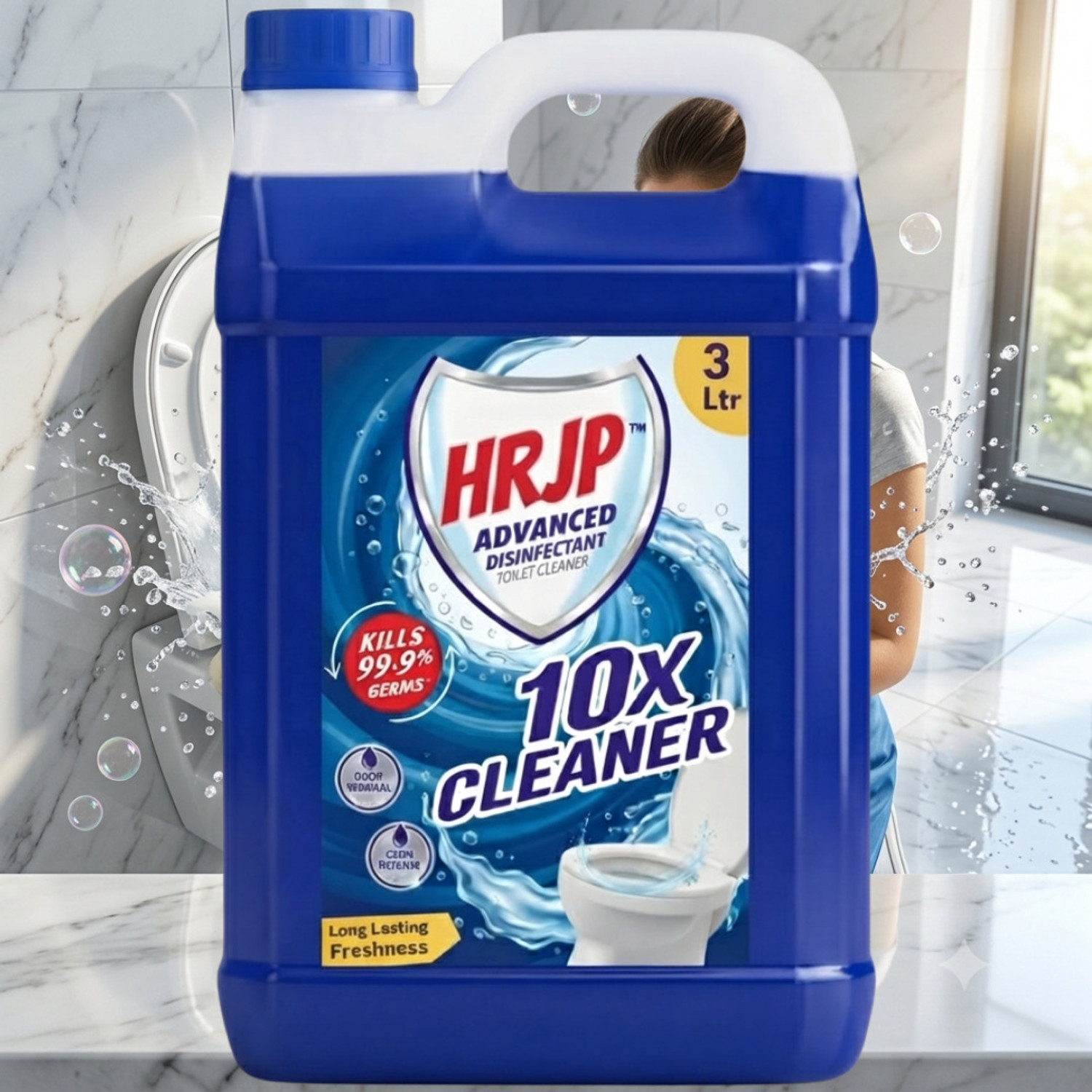 Image of Born Good Disinfectant Plant Based Liquid Toilet Bowl Cleaner ( 500 ml) USDA Certified, Kills Germs Liquid Toilet Cleaner (500 ml)