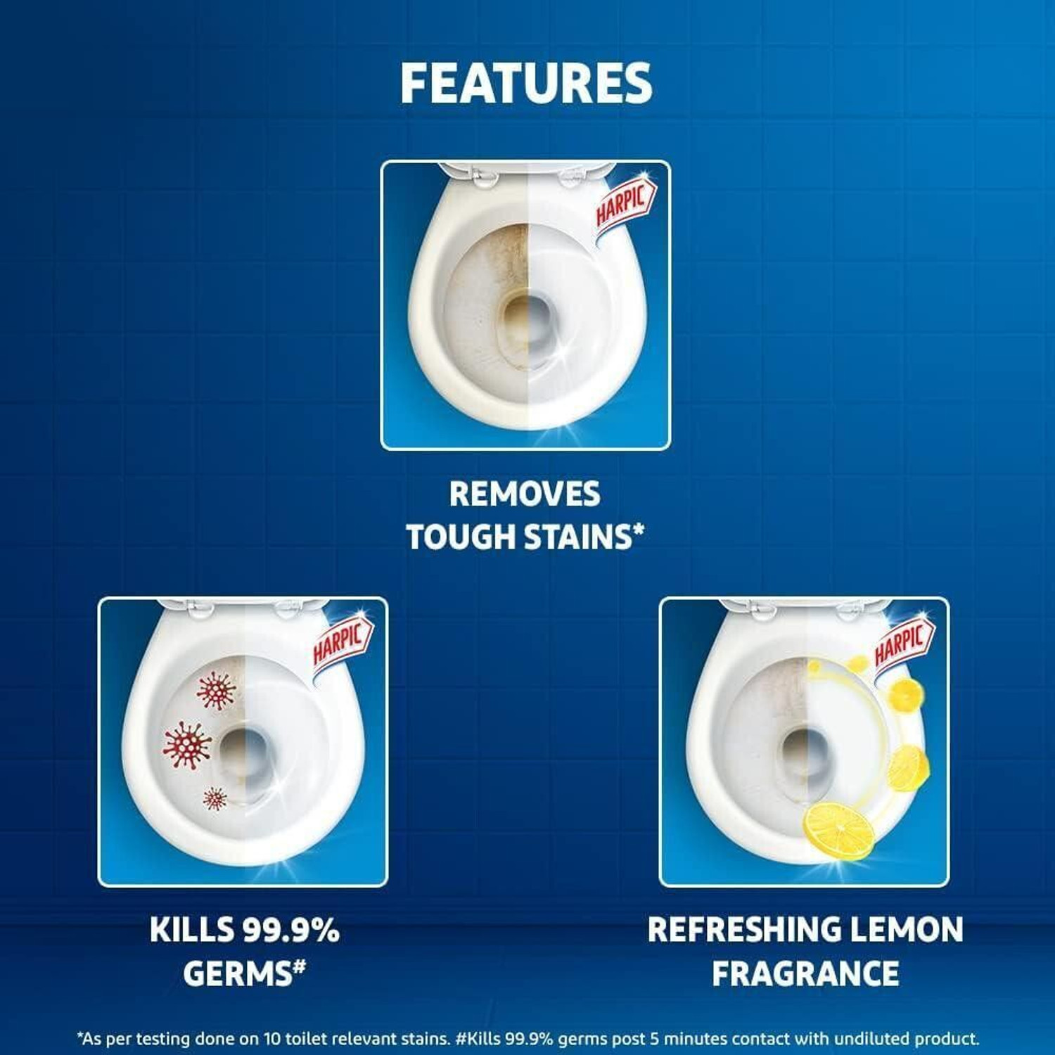 Image of Harpic Original, Disinfectant Toilet Cleaner Liquid-5L Liquid Toilet Cleaner (5 L)