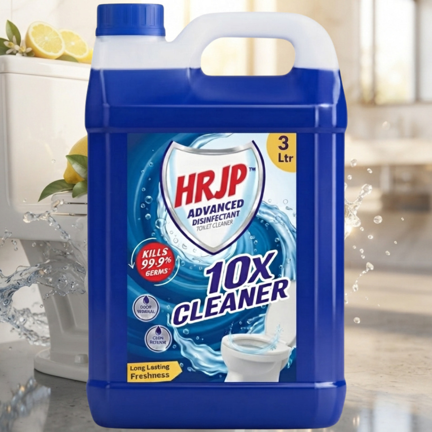 Image of Born Good Disinfectant Plant Based Liquid Toilet Bowl Cleaner ( 500 ml) USDA Certified, Kills Germs Liquid Toilet Cleaner (500 ml)
