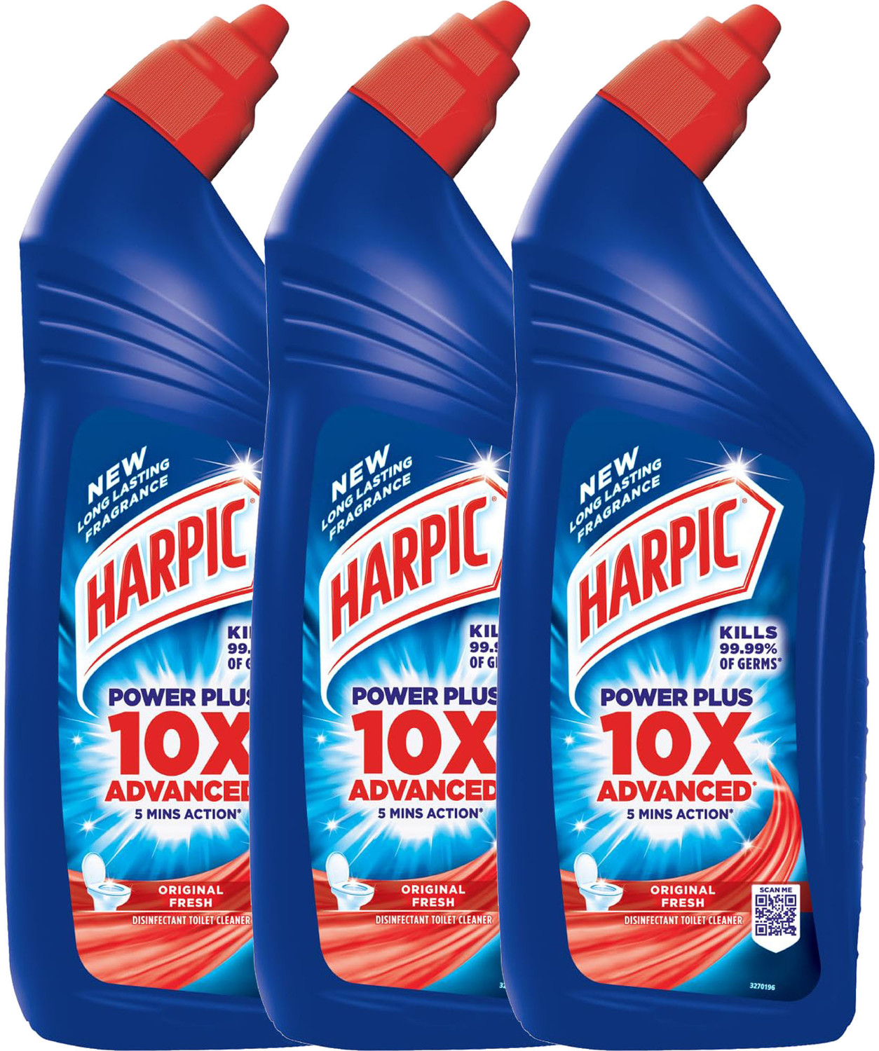 Image of Harpic HP35 PACK OF 5 Original Liquid Toilet Cleaner (5 x 1 L)