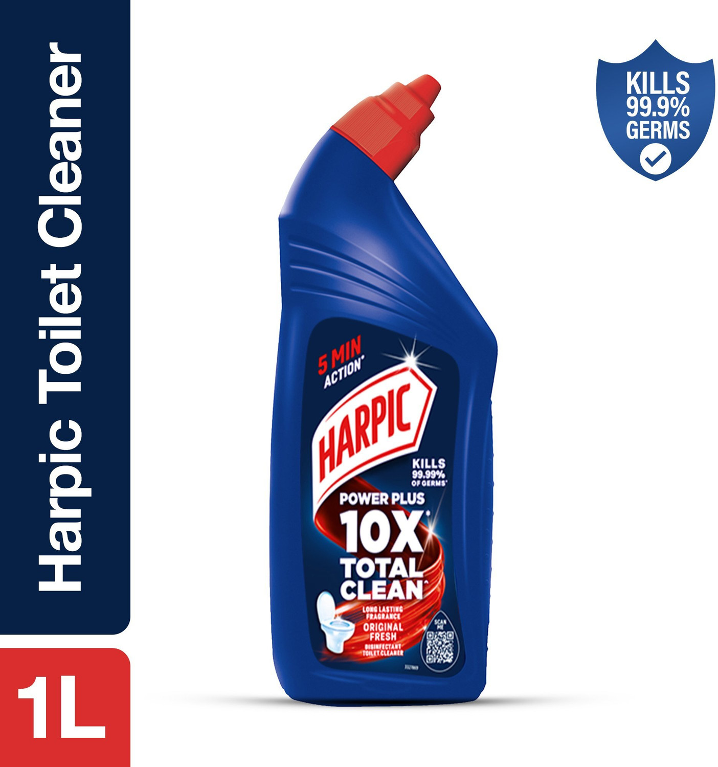 Image of Harpic Kills 99.9% Germs Liquid Toilet Cleaner (5 L)