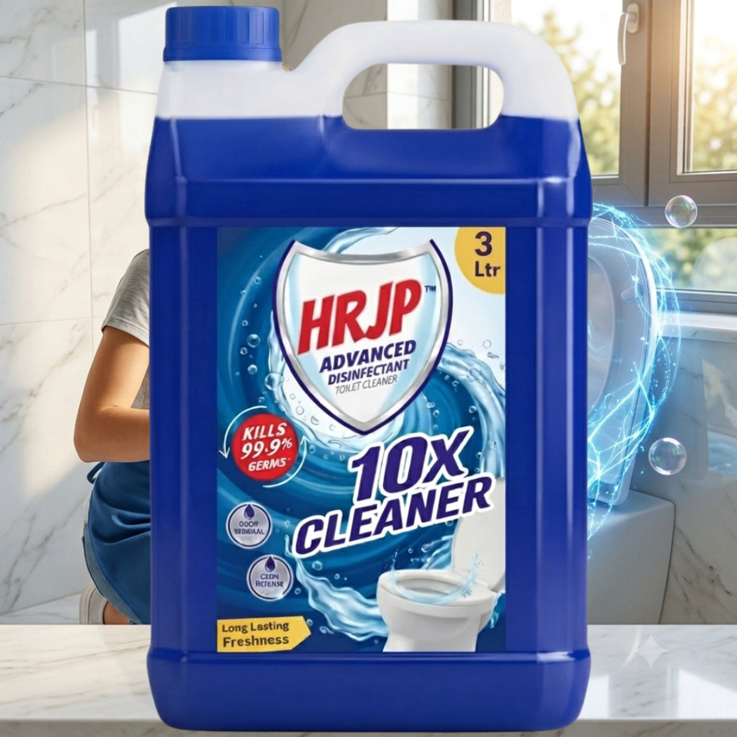 Image of Born Good Disinfectant Plant Based Liquid Toilet Bowl Cleaner ( 500 ml) USDA Certified, Kills Germs Liquid Toilet Cleaner (500 ml)