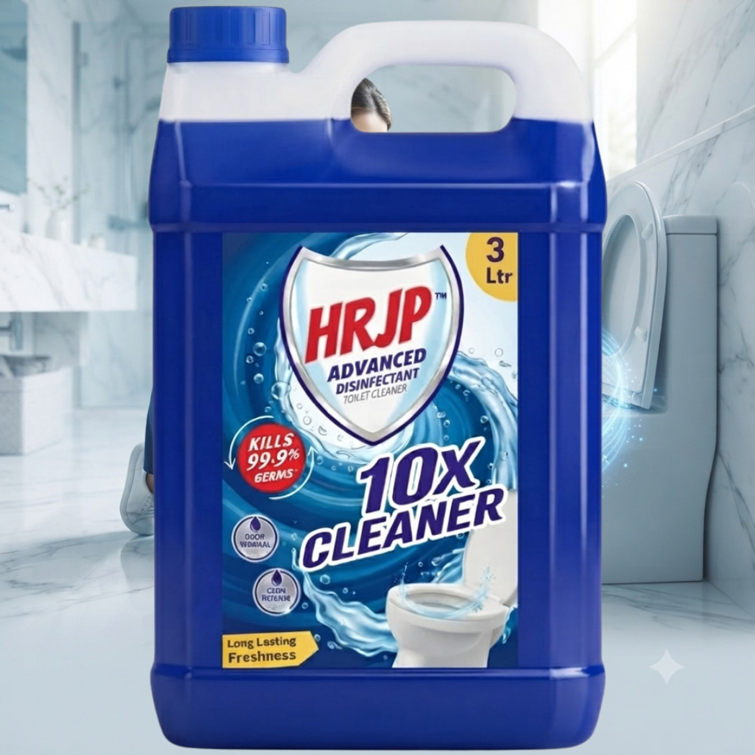 Image of Born Good Disinfectant Plant Based Liquid Toilet Bowl Cleaner ( 500 ml) USDA Certified, Kills Germs Liquid Toilet Cleaner (500 ml)