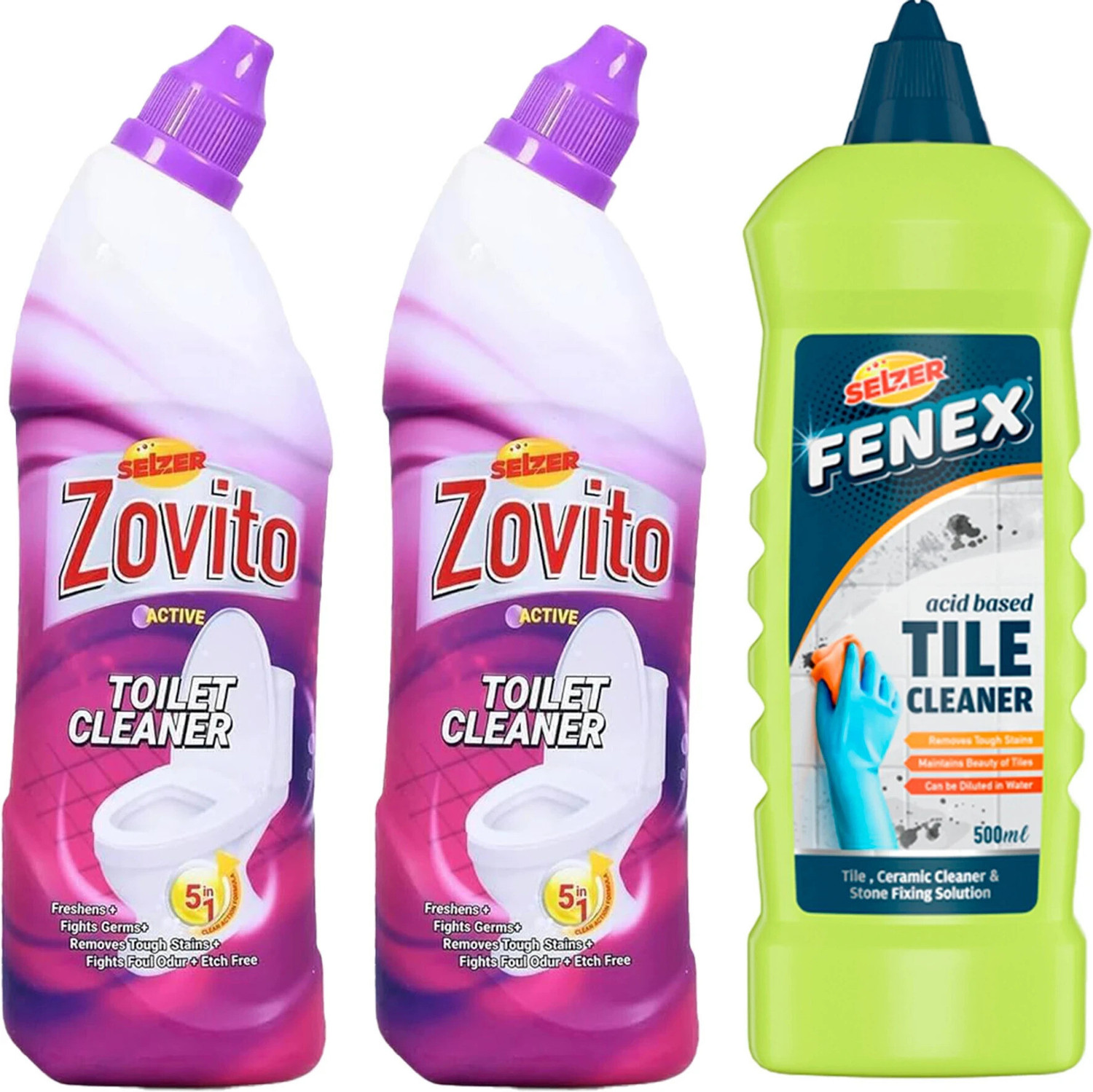 Image of TAZO Natural Toilet Cleaner Herbal Liquid Toilet Cleaner (2 x 475 ml)