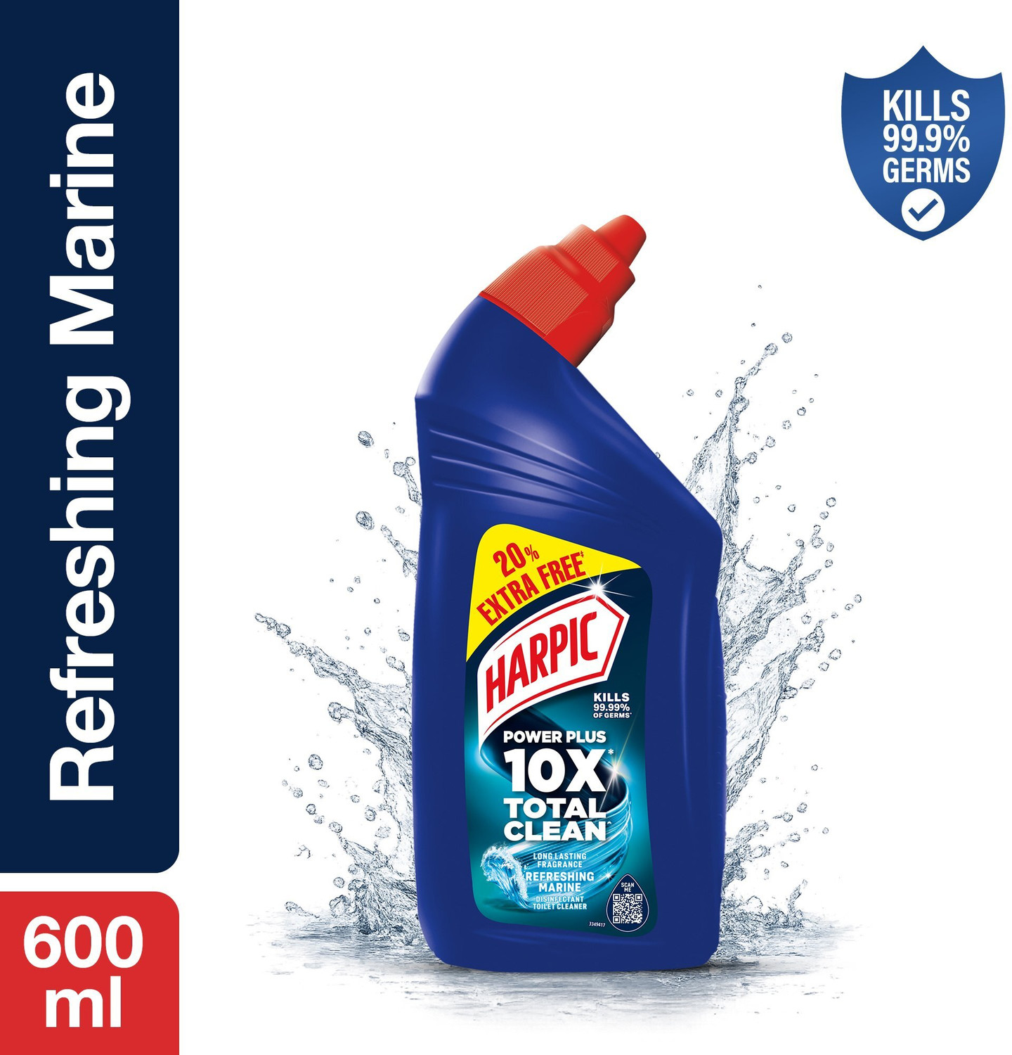 Harpic Toilet Cleaner, Liquid, for basin, commode, tile, bathroom, not phenyl,...