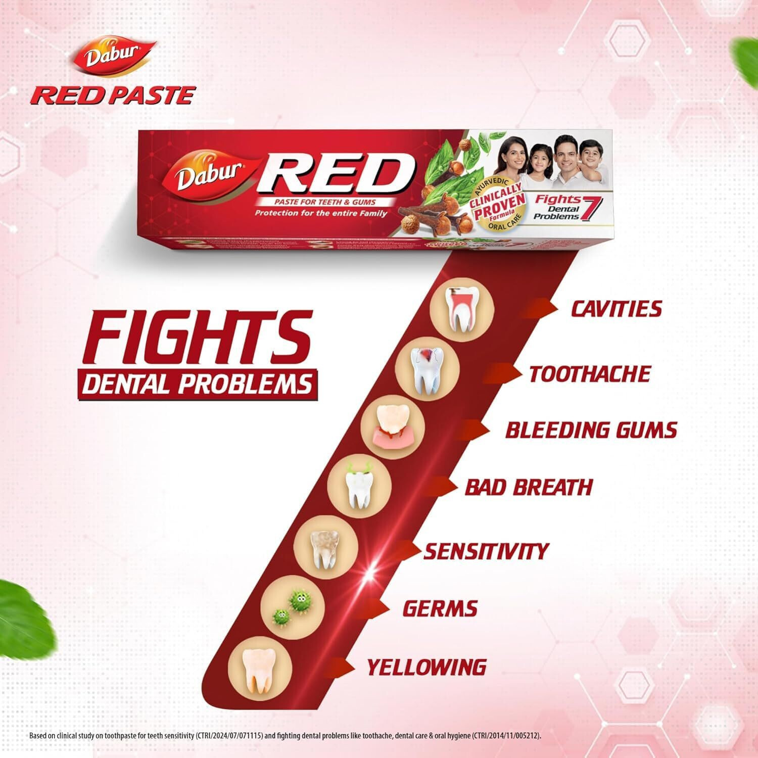 Image of Dabur RED PASTE Toothpaste (350 g)