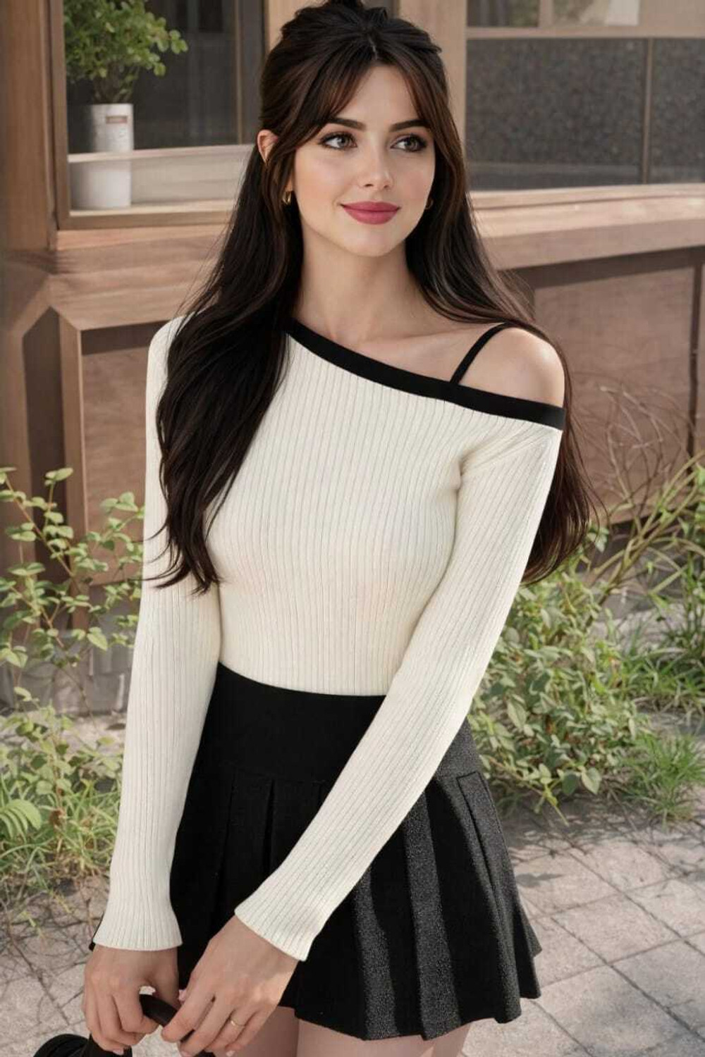 Image of Realglimpse Casual Regular Sleeves Printed Women White Top