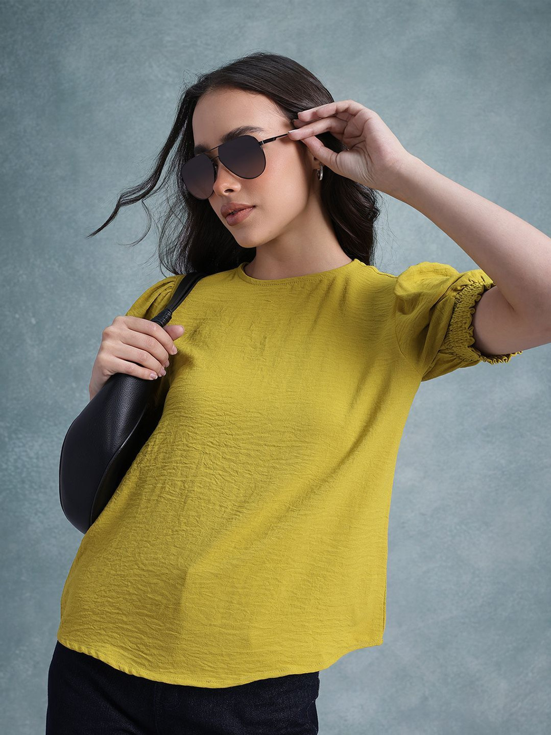 Image of Roadster Casual Regular Sleeves Solid Women Maroon Top