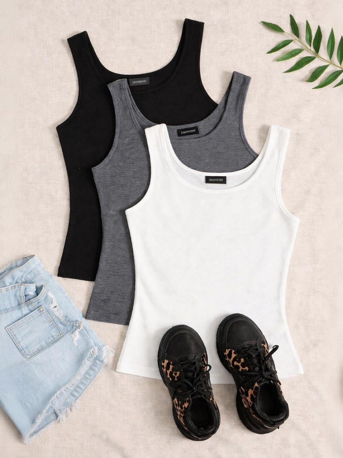 Image of KASHIAN Casual Puff Sleeves Solid Women Black Top