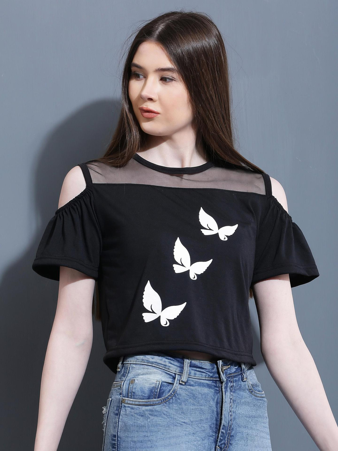 Image of Realglimpse Casual Regular Sleeves Printed Women Pink Top
