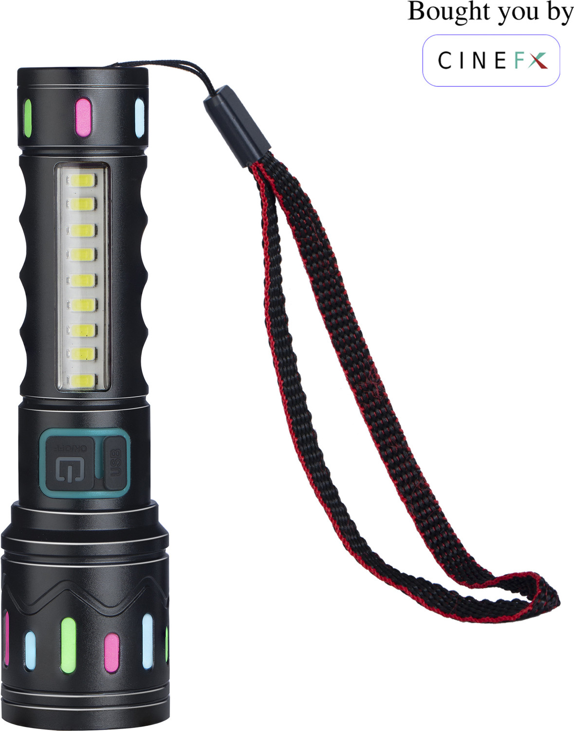 Cinefx 8.0W Rechargeable Metal Torch - Image 1
