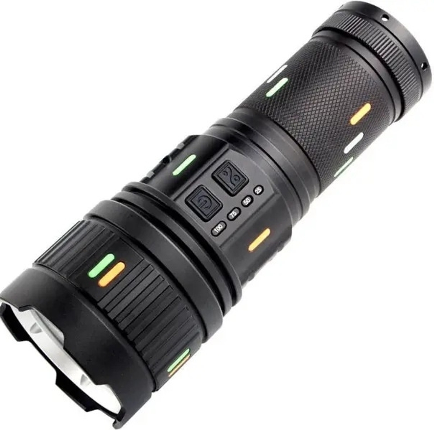 Image of PHILIPS Aircraft Aluminium Alloy, Zoom LED Flashlight - 2500 lm, 9000mAh , SFL5102 /56 Torch (Silver, 29.05 cm, Rechargeable)