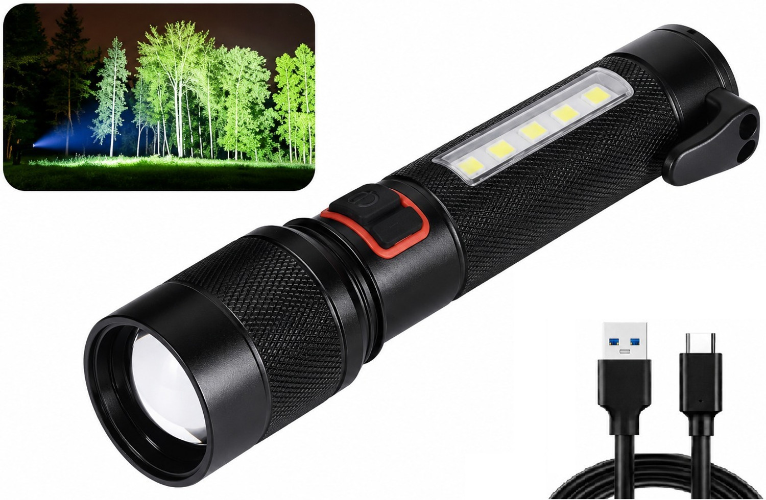 Image of Pigeon 3 W LED 2 Lantern Emergency Light (Red)