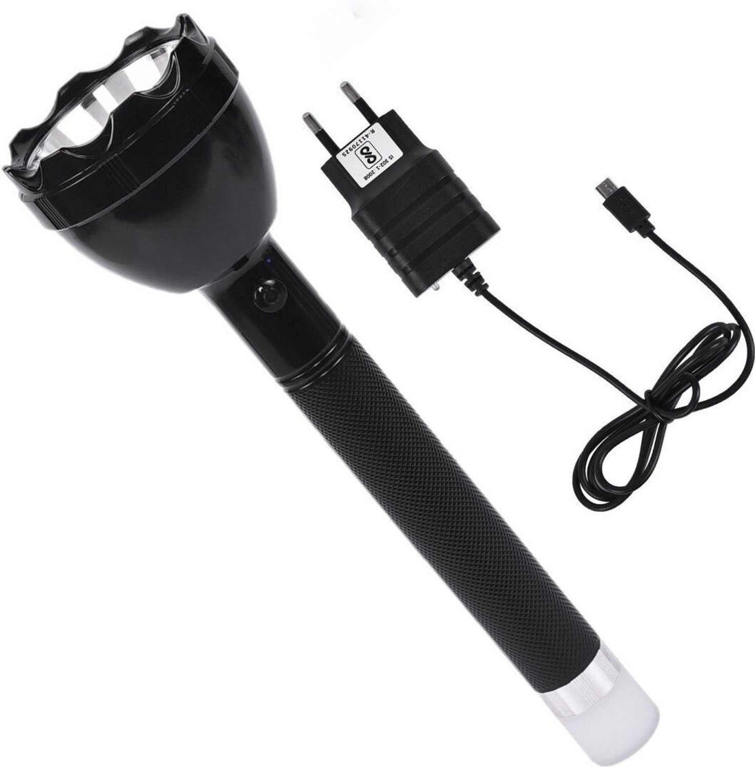 Image of MZ M102 (Rechargeable LED Headlamp) USB Charging 2800mAh battery Waterproof MIZUN Torch (Black, 7.2 cm, Rechargeable)