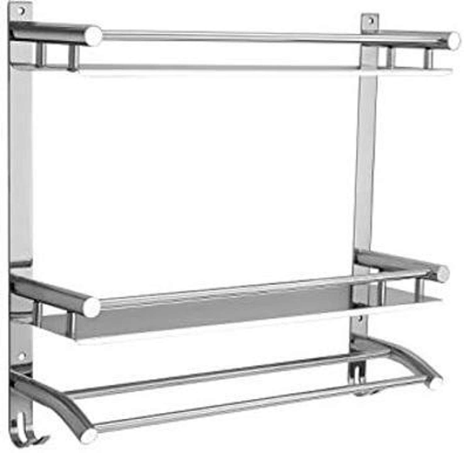 Image of RODEXABATH 24 INCH 304 GRAD TOWEL ROD SILVER Towel Holder (Stainless Steel)