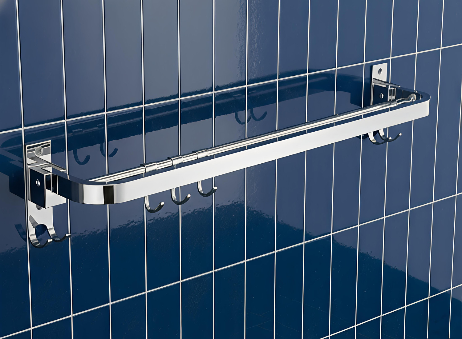 Image of RODEXABATH 24 INCH 304 GRAD TOWEL ROD SILVER Towel Holder (Stainless Steel)