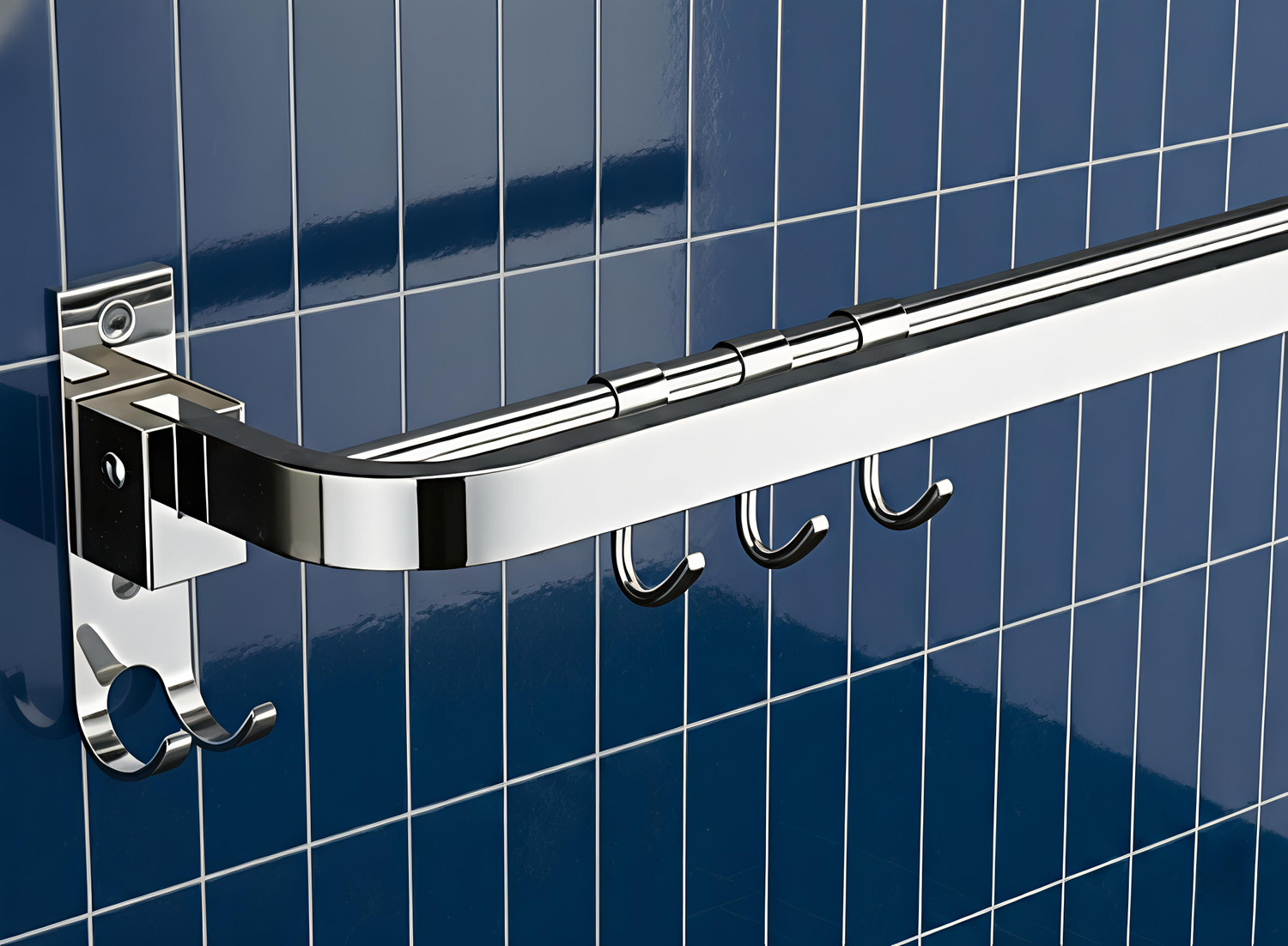 Image of RODEXABATH 24 INCH 304 GRAD TOWEL ROD SILVER Towel Holder (Stainless Steel)