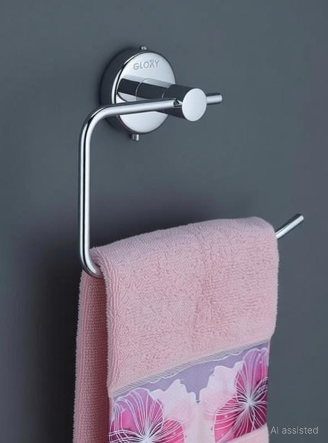 Image of IMPULSE Pitru Premium Stainless Steel Folding Towel Rack /Towel Stand /Hanger /Bathroom Accessories(18 Inches) Chrome Plated Towel Holder (Stainless Steel)
