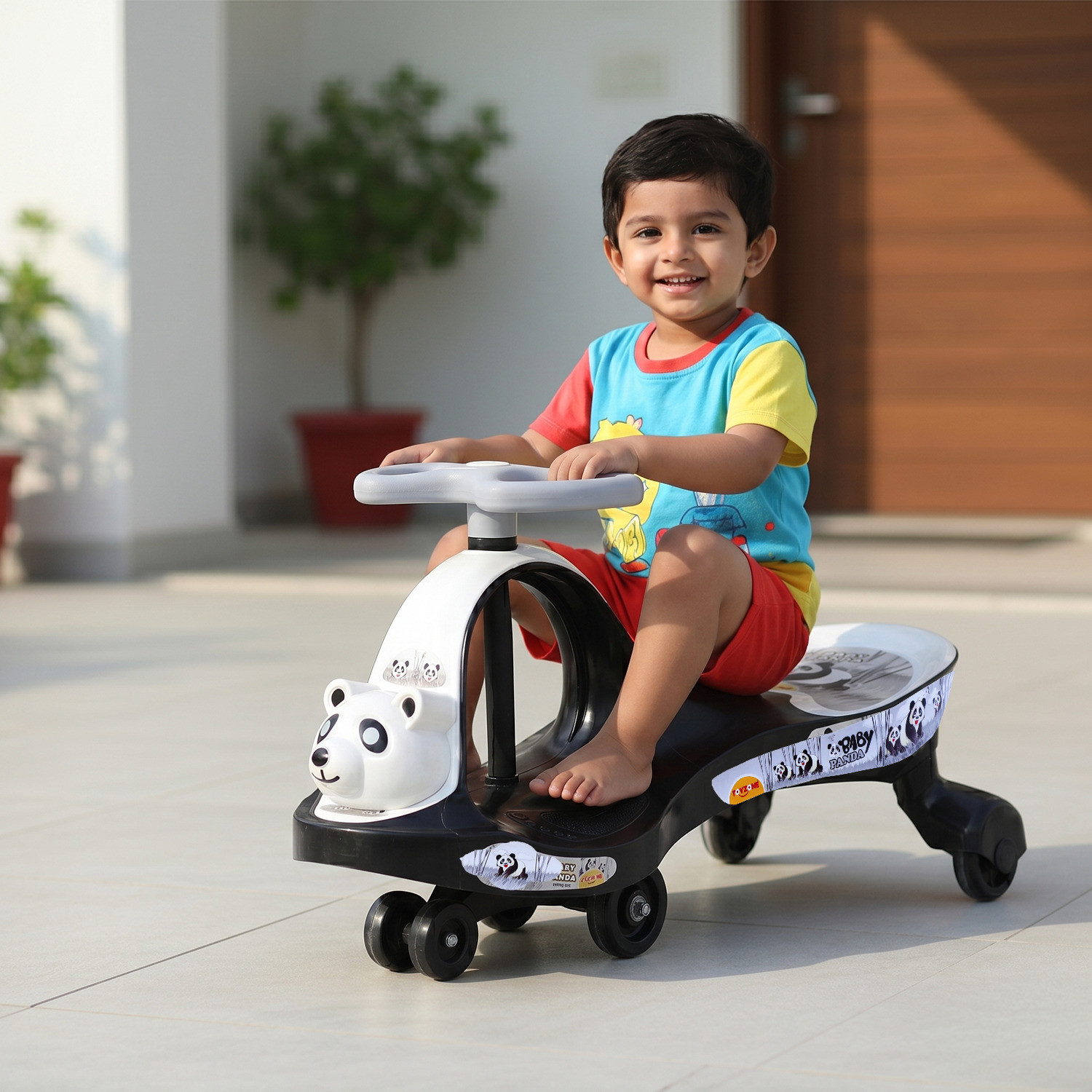 kidznation Baby Panda Magic Car - Image 1