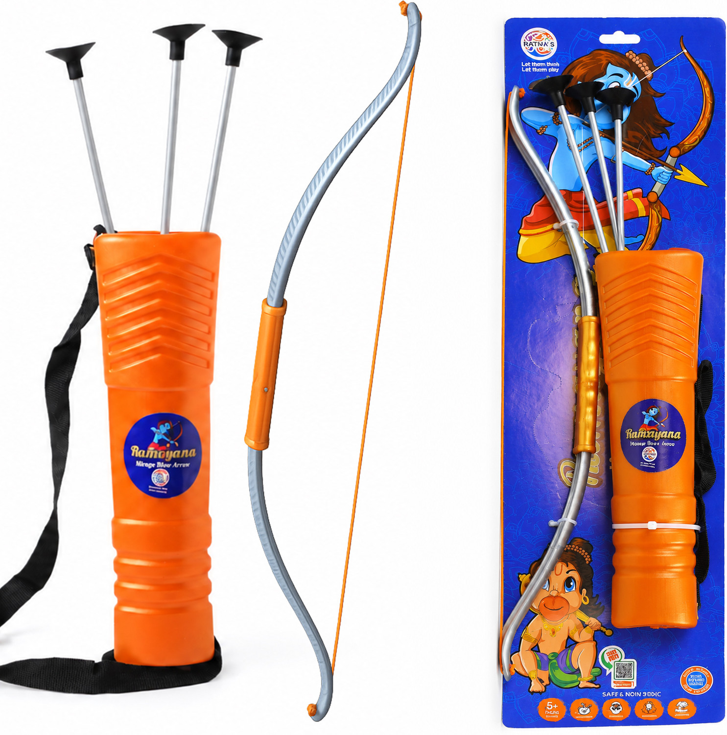 Image of GEX Kids Toy Gun with Soft Bullets & Magazine | Manual Soft Dart | Boys 10+ Years Guns & Darts (Orange)