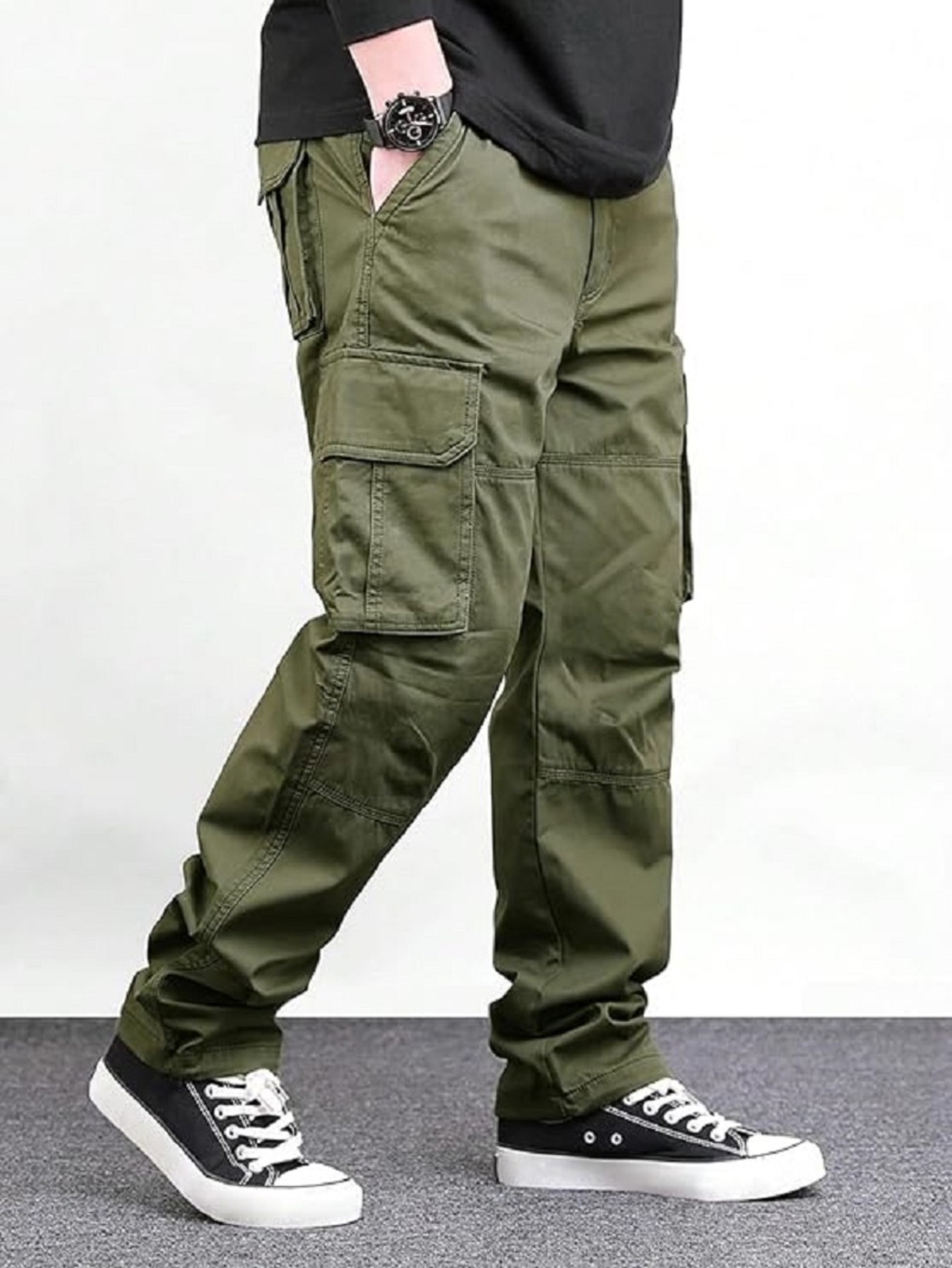 Iqivli Men Green Track Pants - Image 1