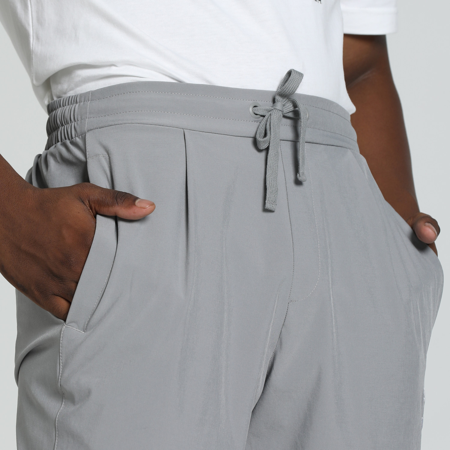 Image of PUMA Men Solid Grey Track Pants