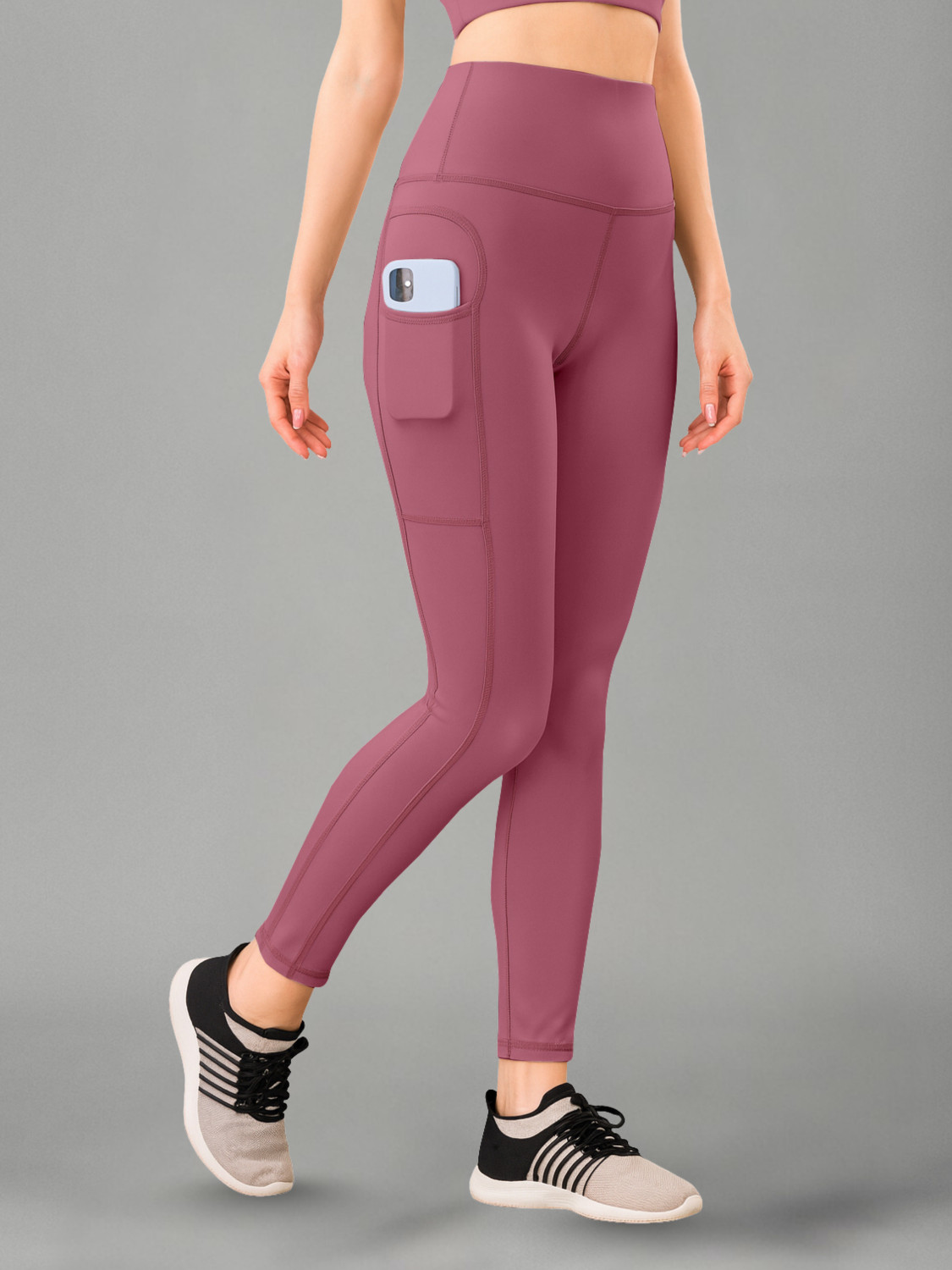 Image of Christy World Women Printed Pink Track Pants