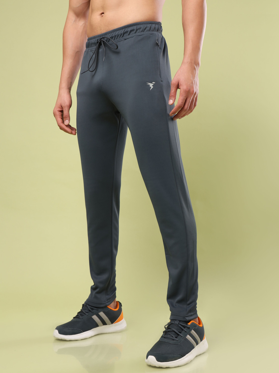 TECHNOSPORT Men Black Track Pants - Image 6