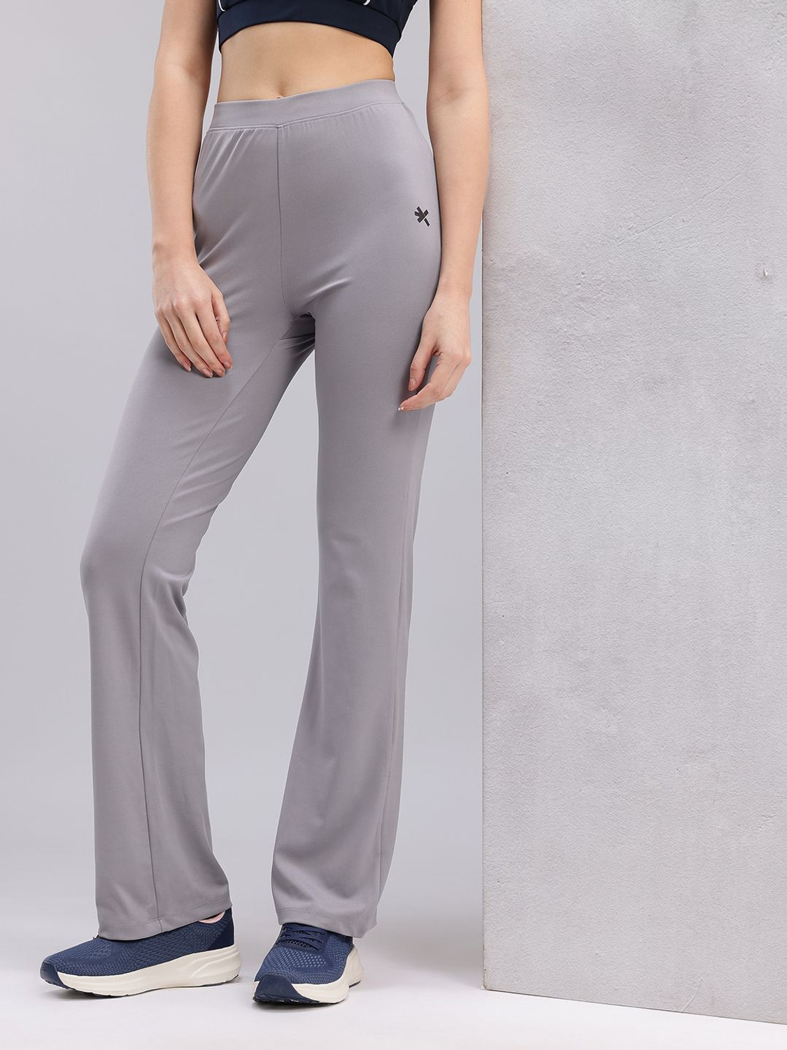 Image of HRX by Hrithik Roshan Women Solid Beige Track Pants