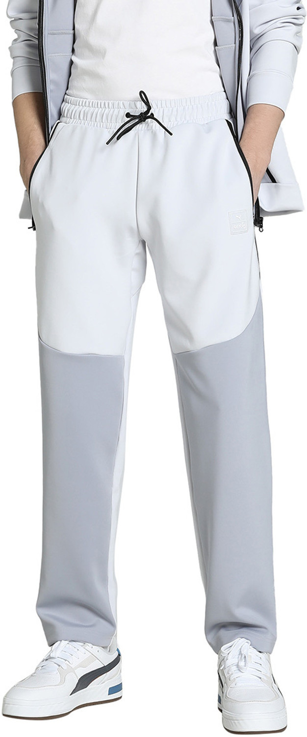Image of PUMA Men Solid Grey Track Pants