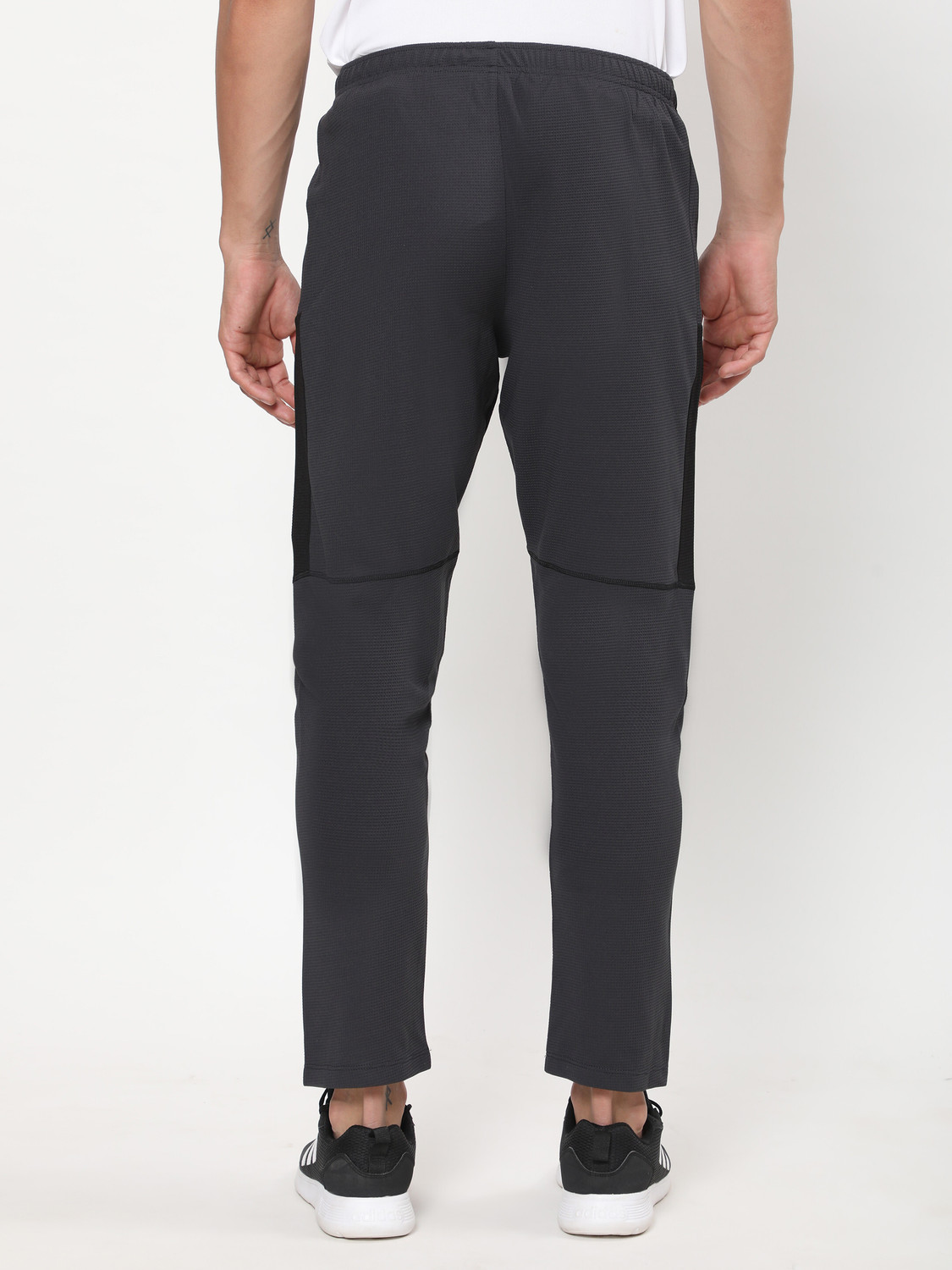 Image of DIDA Men Solid Grey Track Pants