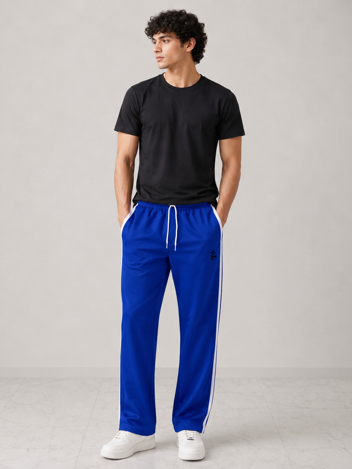 axionfit Men Dark Blue Track Pants - Image 4