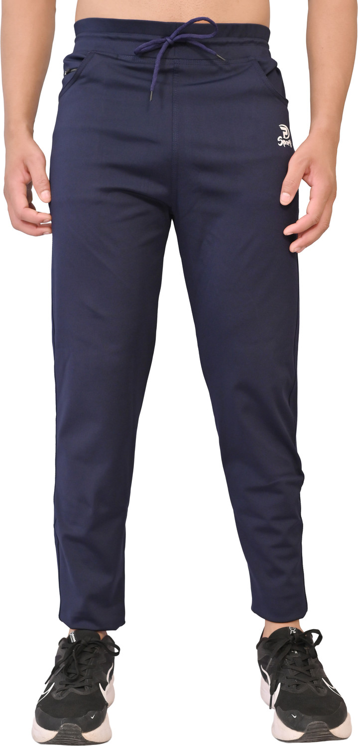 Image of Wanchha Fashion Men Solid, Striped Grey Track Pants