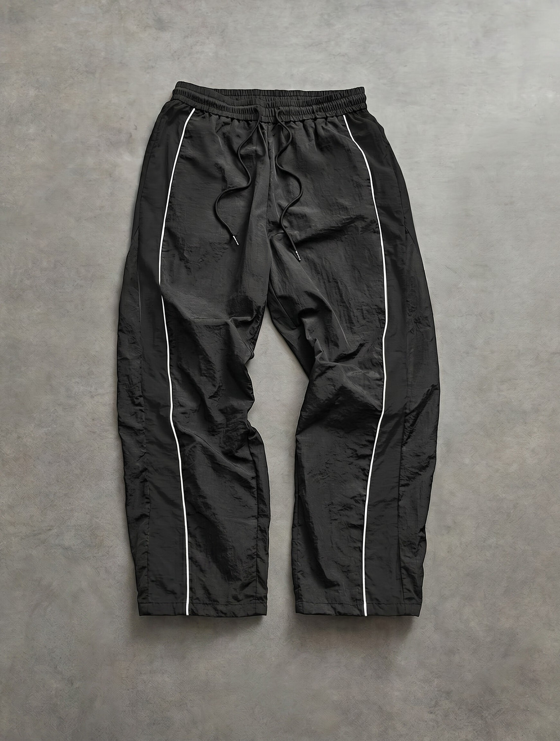 loomzy Striped Black Track Pants - Image 6
