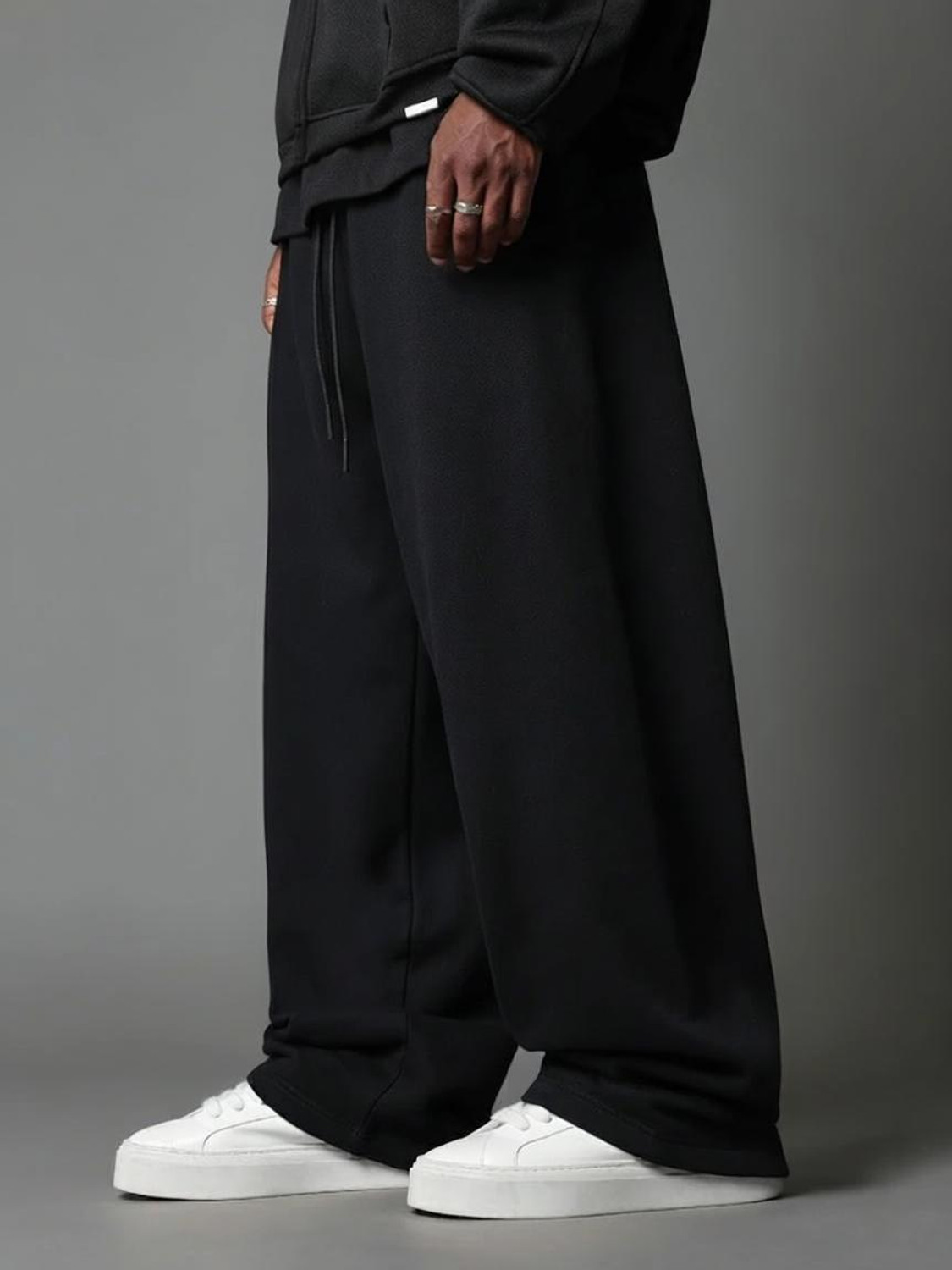 Laitinen Men Black Track Pants - Image 1