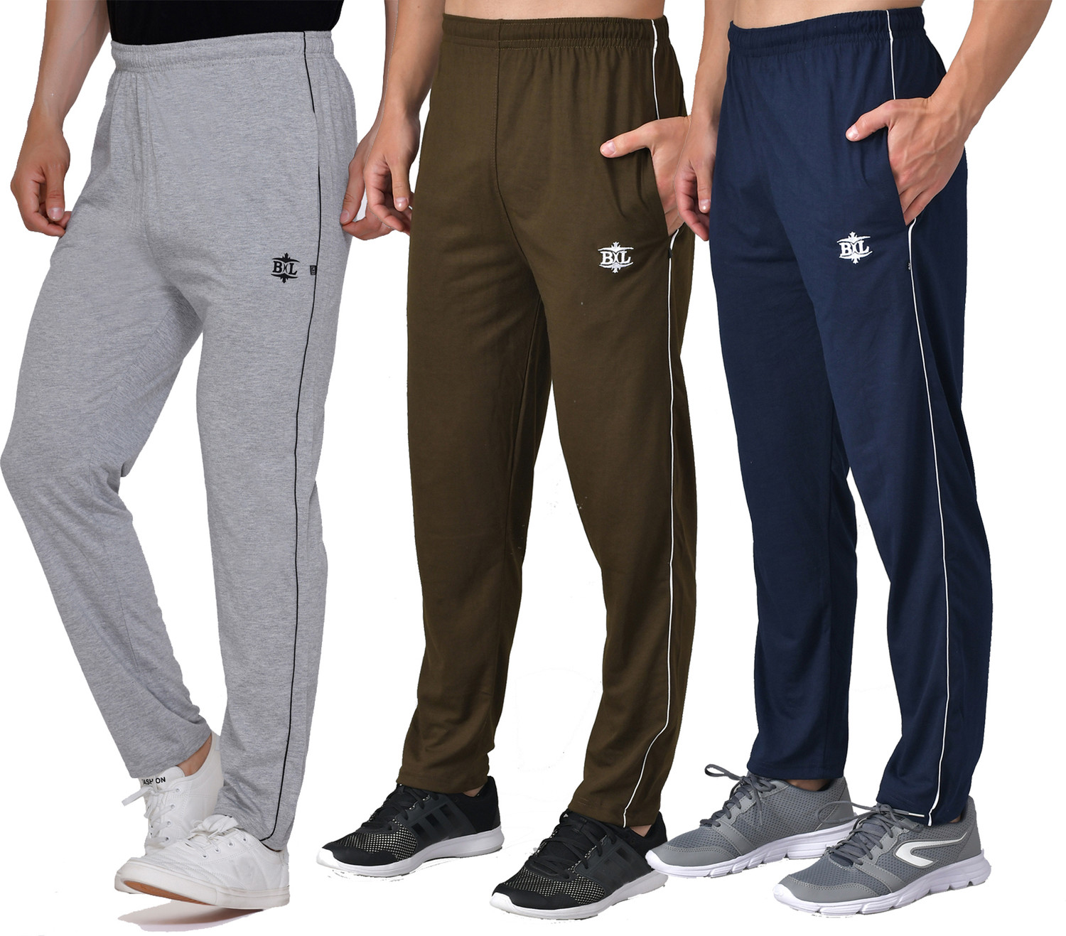 Image of AEROPOSTALE Men Checkered Beige Track Pants