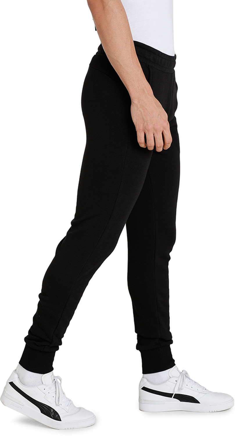 Image of PUMA Men Solid Black Track Pants