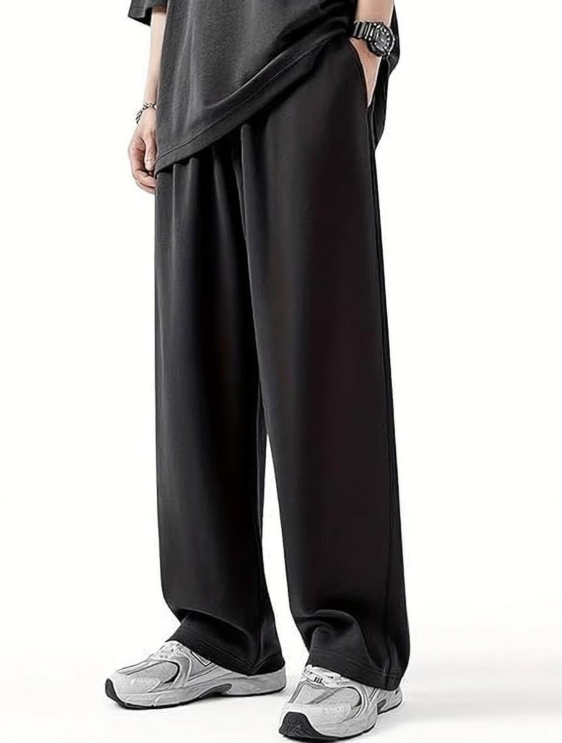 Mihhailov Men Black Track Pants - Image 1