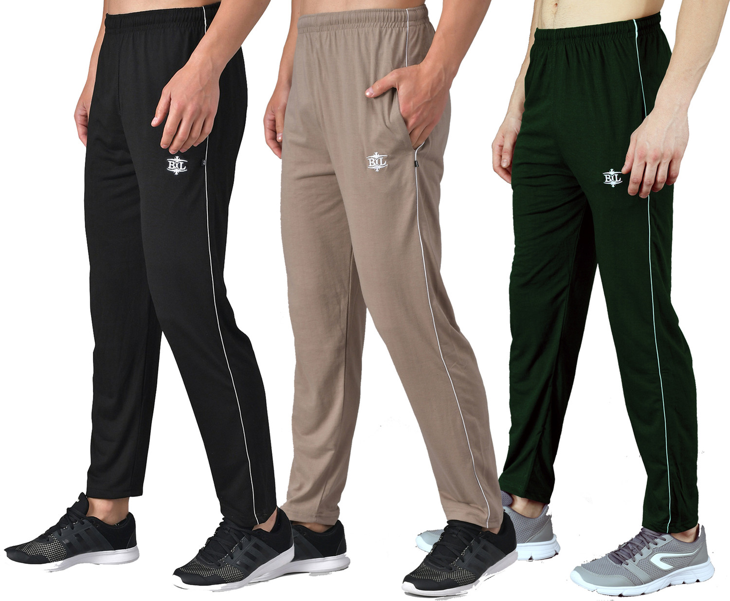 Image of AEROPOSTALE Men Checkered Beige Track Pants